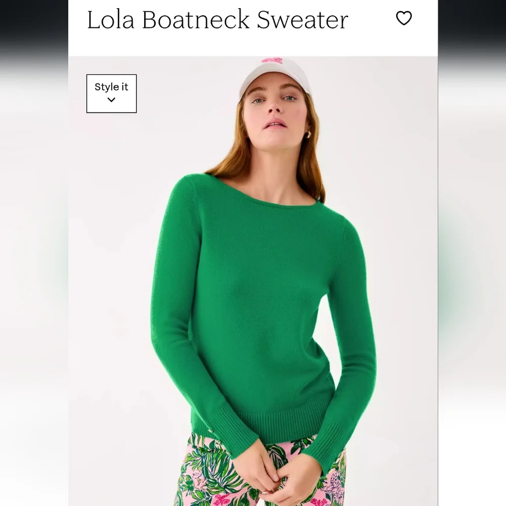 NWT Lilly Pulitzer Lola Boatneck Sweater - Picture 5 of 5